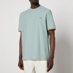 Shirts|Shirts|Fred Perry Embroidered Cotton-Piqué Polo Shirt - S