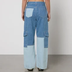 Jeans|Dr. Martens Ganni Angi Denim Wide-Leg Jeans - W27