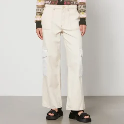 Jeans|Helmstedt Ganni Angi Organic Denim Wide-Leg Jeans - W28