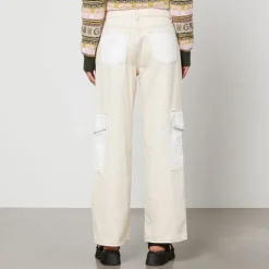 Jeans|Helmstedt Ganni Angi Organic Denim Wide-Leg Jeans - W28