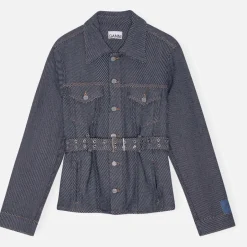 Jackets|Coats|Dr. Martens Ganni Belted Denim Jacket - EU 34/UK 6