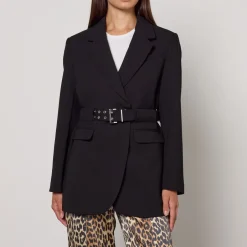 Jackets|Coats|Ganni Bonded Crepe Blazer - EU 34/UK 6