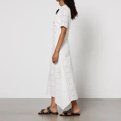 Dresses|Dresses|Ganni Broderie Anglaise Cotton Maxi Dress - EU 36/UK 8