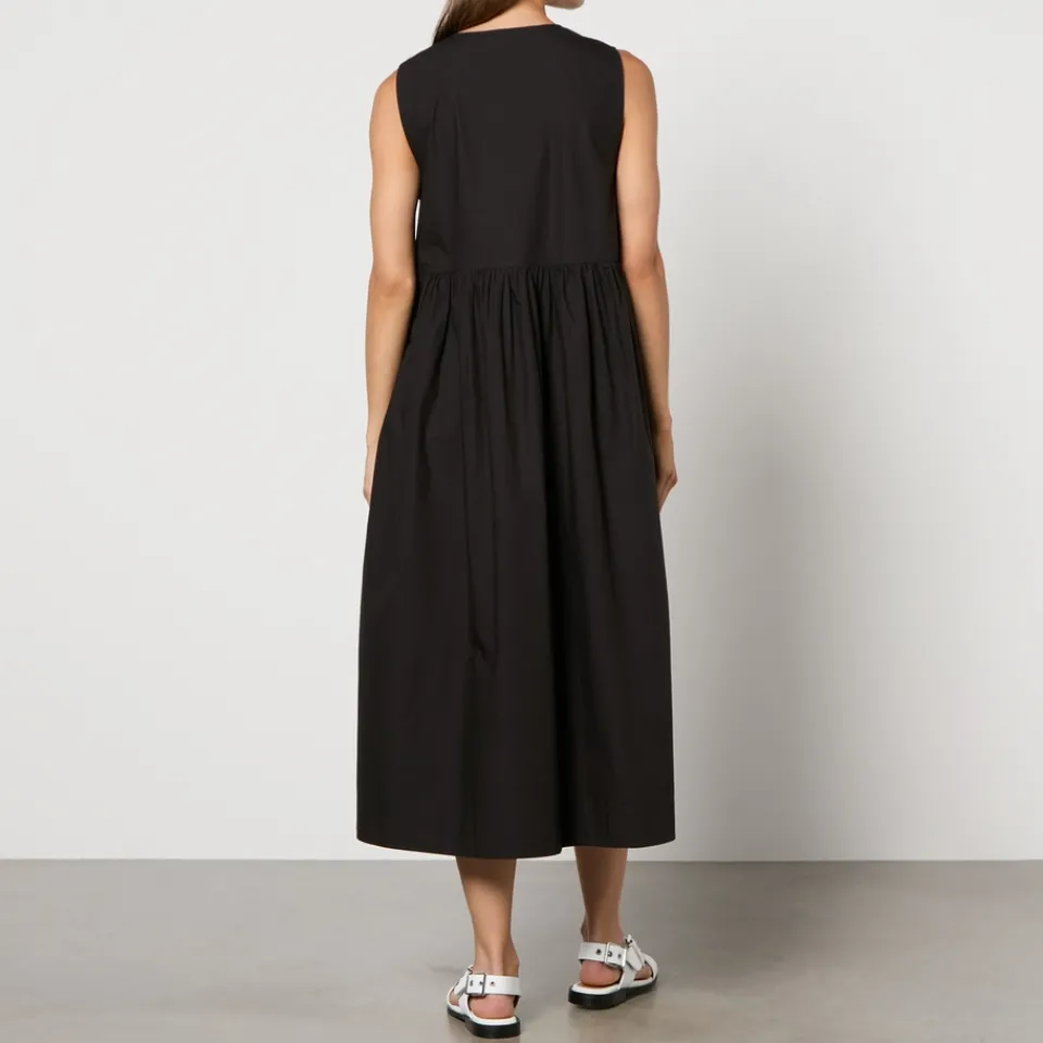 Dresses|Dresses|Ganni Cotton-Poplin Midi Dress - EU 34/UK 6