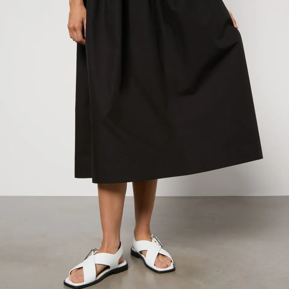 Dresses|Dresses|Ganni Cotton-Poplin Midi Dress - EU 34/UK 6