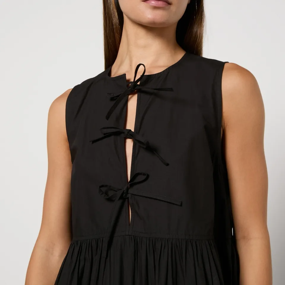 Dresses|Dresses|Ganni Cotton-Poplin Midi Dress - EU 34/UK 6