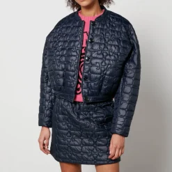 Jackets|Coats|Dr. Martens Ganni Cropped Quilted Nylon Jacket - EU 44/UK 16