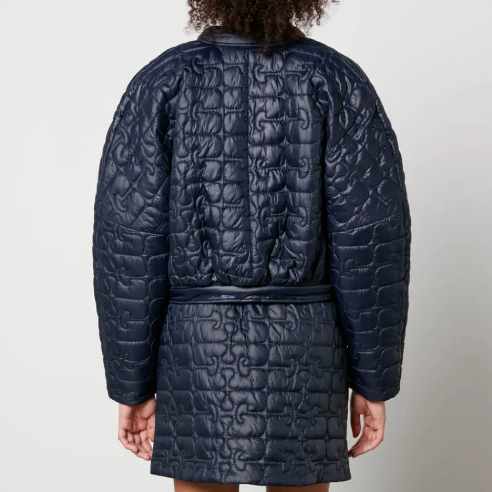 Jackets|Coats|Dr. Martens Ganni Cropped Quilted Nylon Jacket - EU 44/UK 16