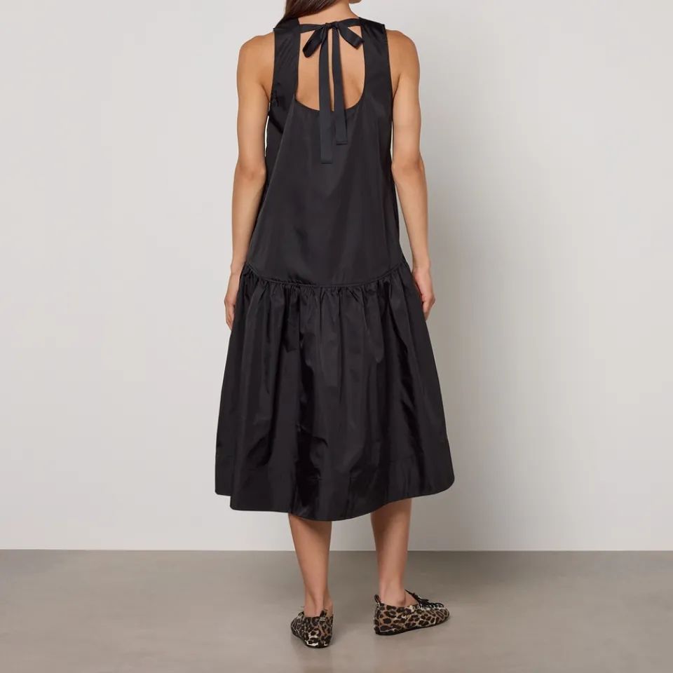 Dresses|Dresses|Y-3 Ganni Duchesse Nylon Midi Dress - UK 12