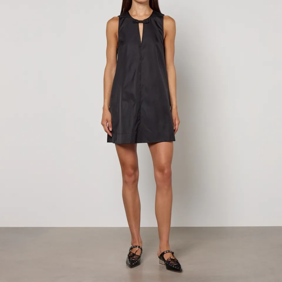 Dresses|Dresses|Ganni Duchesse Nylon Mini Dress - UK 8