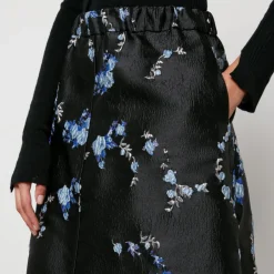 Skirts|Skirts|Ganni Floral-Jacquard Midi Skirt - EU 36/UK 8