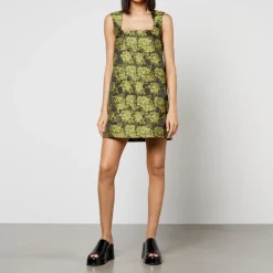 Dresses|Dresses|Dr. Martens Ganni Floral-Jacquard Mini Dress - EU 44/ UK 16