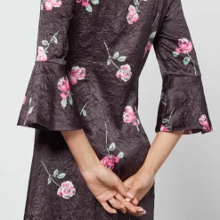 Dresses|Dresses|Samsøe Samsøe Ganni Floral-Print Crinkled Satin Midi Dress - EU 34/UK 6