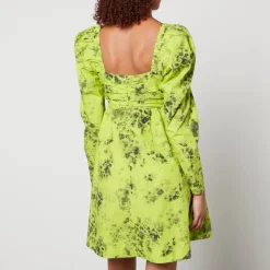Dresses|Dresses|Puma Ganni Floral-Print Organic-Cotton Mini Dress - EU 36/UK 8