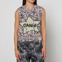 Knitwear|Dr. Martens Ganni Intarsia-Knit Wool Vest - XS
