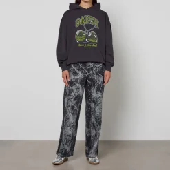 Loungewear|Sweatshirts|By Malene Birger Ganni Isoli Cherries Oversized Cotton-Jersey Hoodie - XXS/XS