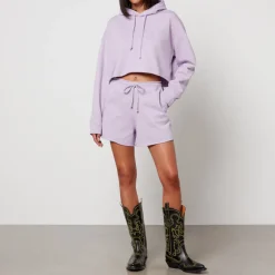 Shorts|Shorts|Ganni Isoli Organic Cotton-Jersey Shorts - L