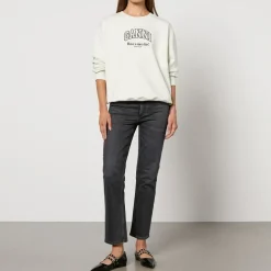 Loungewear|Sweatshirts|Ganni Isoli Organic Cotton-Jersey Oversized Sweatshirt - XXS/XS