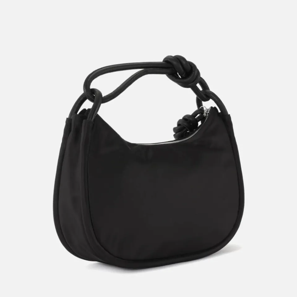 Bags|Dr. Martens Ganni Knot Leather-Trimmed Recycled Shell Bag