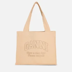 Holiday Bags|Bags|Ganni Large Easy Recycled Canvas Tote Bag