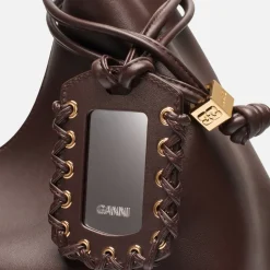 Bags|Ganni Medium Hobo Faux Leather-Blend Bou Bag
