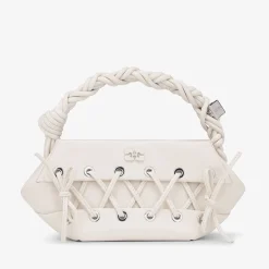 Bags|Dr. Martens Ganni Mini Eyelets Lace-Up Leather-Blend Bou Bag