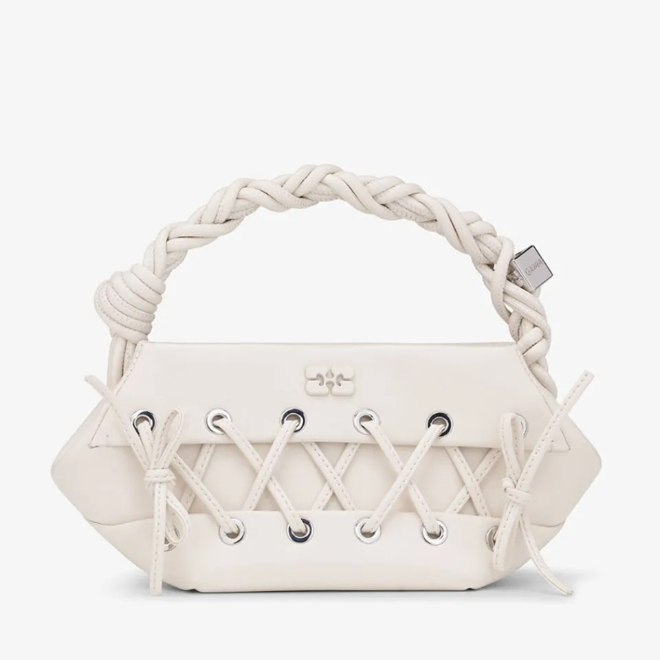 Bags|Dr. Martens Ganni Mini Eyelets Lace-Up Leather-Blend Bou Bag