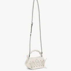 Bags|Dr. Martens Ganni Mini Eyelets Lace-Up Leather-Blend Bou Bag