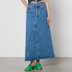 Skirts|Skirts|Ganni Organic Denim Maxi Skirt - EU 32/UK 4