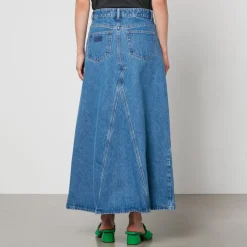 Skirts|Skirts|Ganni Organic Denim Maxi Skirt - EU 32/UK 4