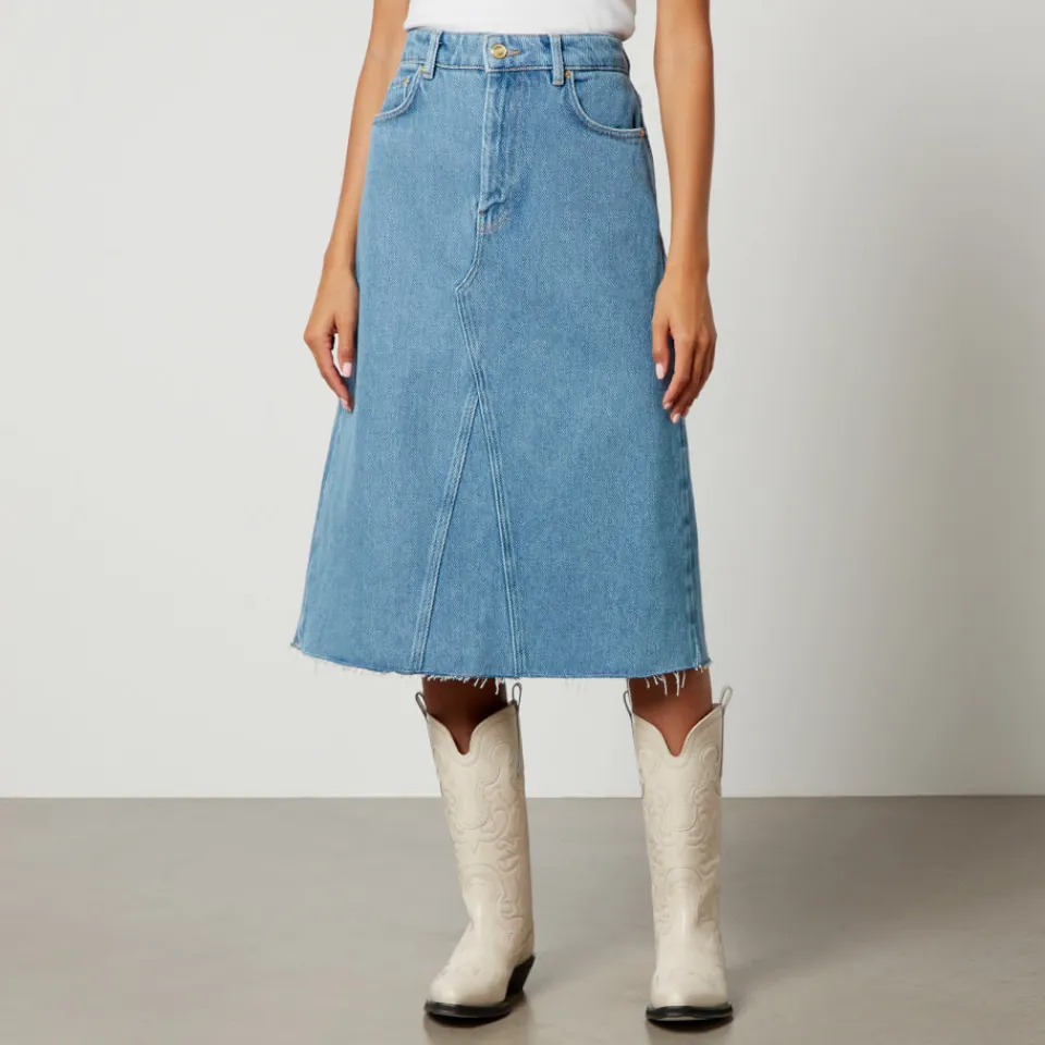 Skirts|Skirts|Puma Ganni Organic Denim Midi Skirt - EU 34/UK 6