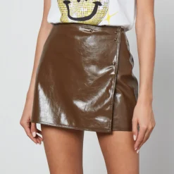 Skirts|Skirts|Dr. Martens Ganni Patent Faux Leather Mini Skirt - EU 40/UK 12