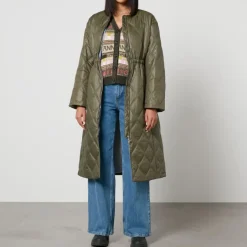 Jackets|Coats|Barbour Ganni Quilted Nylon Coat - S/M