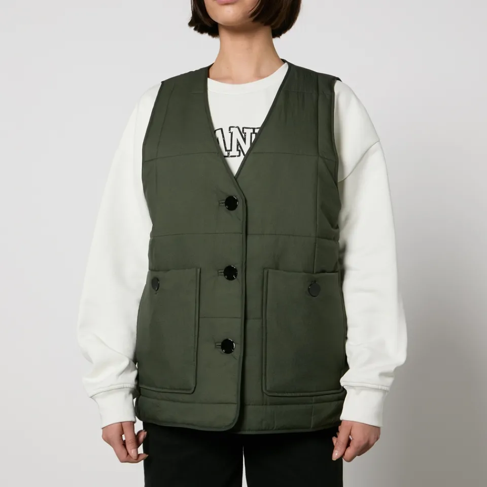 T-Shirts And Tops|Dr. Martens Ganni Quilted Nylon Vest - XXS/XS