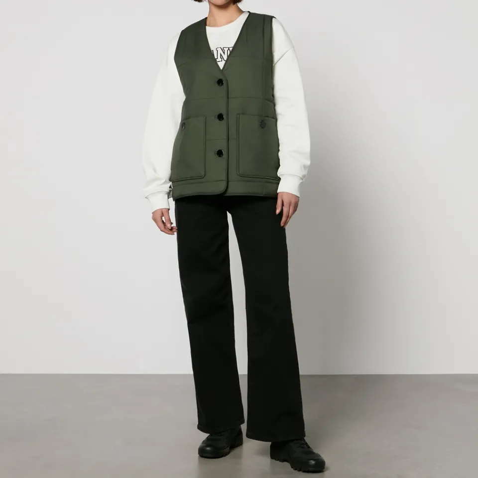 T-Shirts And Tops|Dr. Martens Ganni Quilted Nylon Vest - XXS/XS