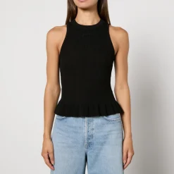 T-Shirts And Tops|Isabel Marant Ganni Ribbed Knit Tank Top - XS