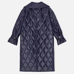 Jackets|Coats|Anine Bing Ganni Shiny Quilted Shell Coat - XXS/XS