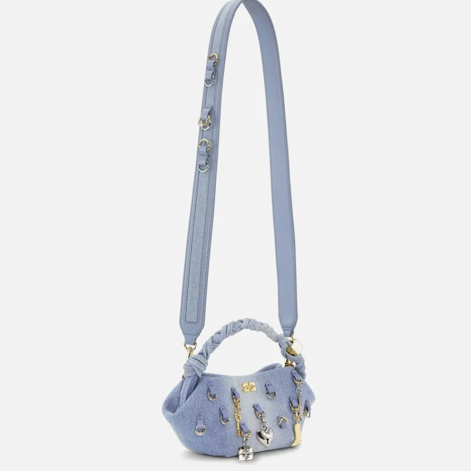 Bags|Ganni Small Washed Denim Bou Bag