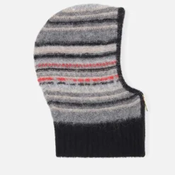 Scarves|Dr. Martens Ganni Striped Soft Wool-Blend Zip Balaclava