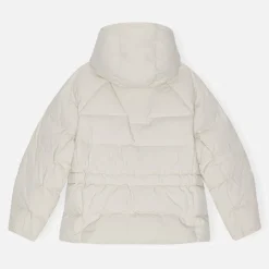 Jackets|Coats|Rotate Sunday Ganni Tech Oversized Seersucker Shell Puffer Jacket - S/M