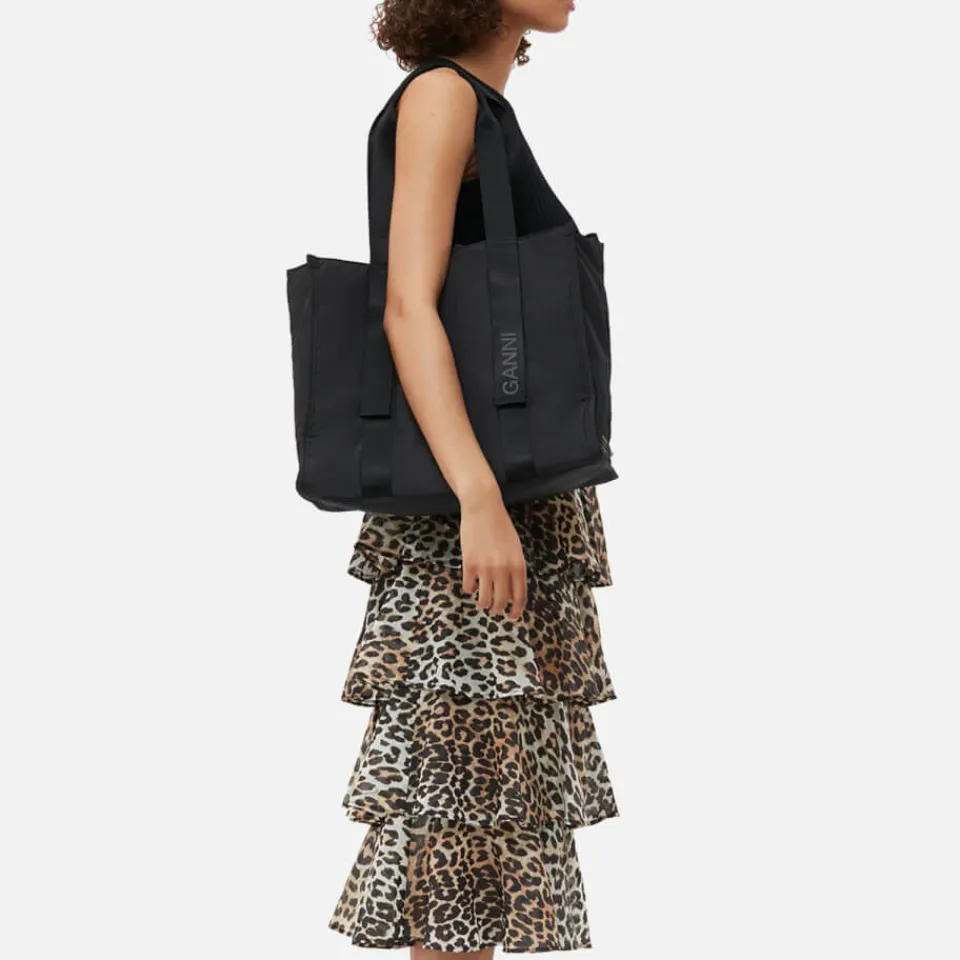 Holiday Bags|Bags|Ganni Tech Small Recycled Canvas Tote Bag