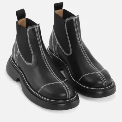 Boots|Vagabond Shoemakers Ganni Women's Everyday Low Faux Leather Chelsea Boots - UK 3