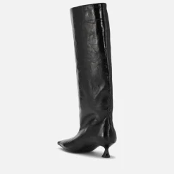 Boots|Dr. Martens Ganni Women's Faux Leather Knee Boots - UK 3