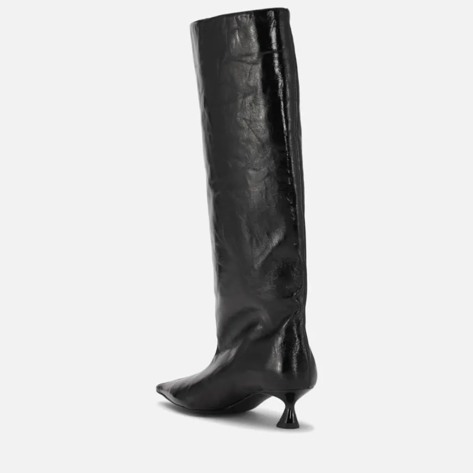 Boots|Dr. Martens Ganni Women's Faux Leather Knee Boots - UK 3