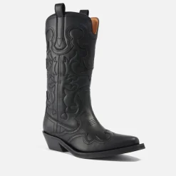 Boots|Dr. Martens Ganni Women's Faux Leather Western Boots - UK 3