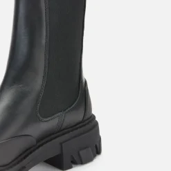 Boots|Ganni Women's Leather Mid Chelsea Boots - UK 3