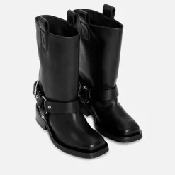 Boots|Ganni Women's Tubular Faux Leather Boots - UK 3