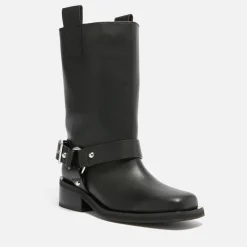 Boots|Ganni Women's Tubular Faux Leather Boots - UK 3