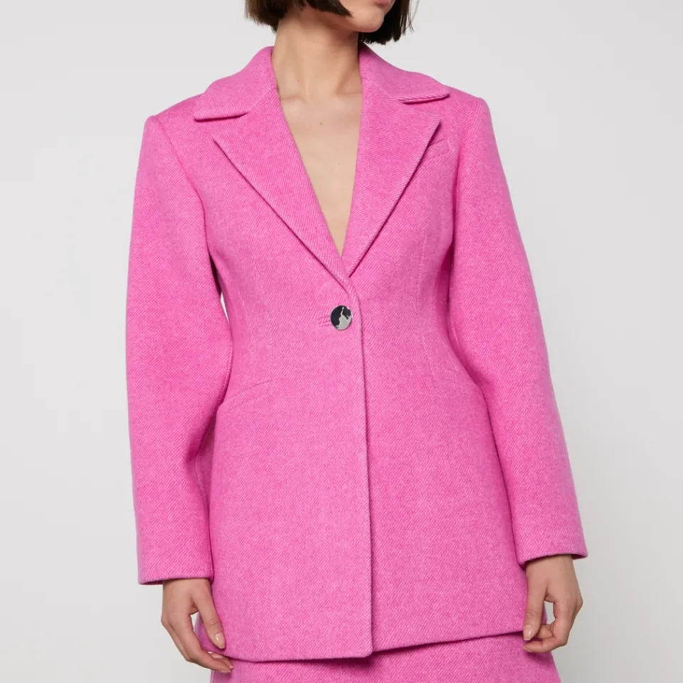 Co-Ord Sets|Jackets|Ganni Wool-Blend Blazer - EU 34/UK 6