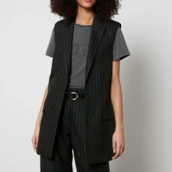 Jackets|Coats|Dr. Martens Golden Goose Journey Pinstriped Wool-Blend Blazer - IT 36/UK4